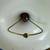 Vintage MCM MidCentury Modern UFO Saucer Atomic Ceiling Light Fixture 9 thumbnail