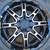 New Black/Machined 20X9 Level 8 Rims 275 60 20 Laufenn A/T Tires 6X5.5 8 thumbnail