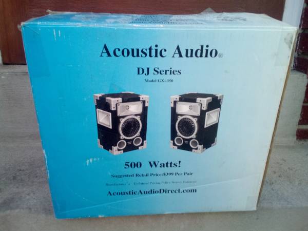 Acoustic Audio loud speakers(500 Watts) 1