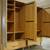 Pair of Solid Cherry Wood Mid-Century Modern Armoires – Exceptional Craftsmans 2 thumbnail