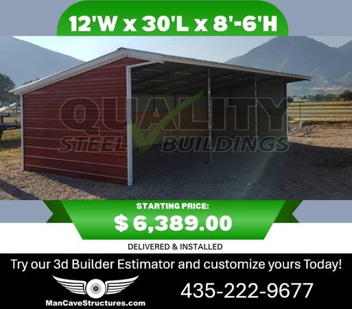 Agriculture Buildings Delivered and Installed 1