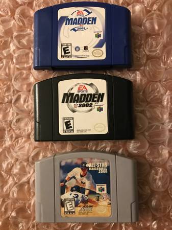 Authentic Nintendo 64 Sports Games Lot of 8 Tested and Working - $20 (berkeley north / hills)63471254713219122