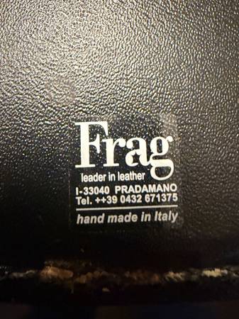 red leather counter height stools / chairs (x4) 1