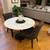 Modway 44" round Dining Room Table with (2) New Modway Chairs 3 thumbnail
