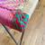 Woven Bench with Metal Hairpin Legs 4 thumbnail