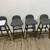 Noble House Counter Stools, Set of 4 — Gray, Walnut Legs (Stained) 1 thumbnail
