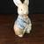 Vintage Ceramic Figurines:Teddy Bear on Skis & Bunny Rabbit Dressed Up 16 thumbnail