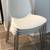 2 IKEA Stackable LEIFARNE Chairs White with CHROME LEGS Pair 1 thumbnail
