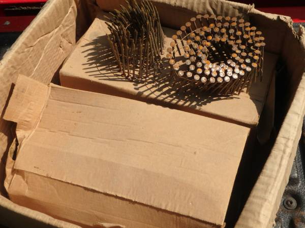 1/2 Box 2  1/2 Coil Framing Nails 1