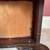 Antique Wood Rectangular Footstool Burgundy Floral Needlepoint Solid 21 thumbnail