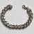 Vintage Sterling Silver Heavy Curb Chain Link Bracelet 59.8 Grams 9" 5 thumbnail