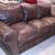 Brown Genuine Leather Sofa 2 thumbnail