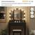 Black Vanity with stool 1 thumbnail