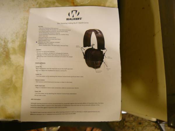 Walkers Razor Patriot Series Ear Muffs 1