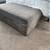 Large CLEAN Gray Micro-Fiber Upholstered Bench 2 thumbnail