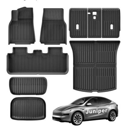 Tesla Model Y Juniper Floor Mats / Cargo mats 1