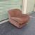Vintage 1980s Italian Modern Scoop Chair Swivel Postmodern Retro MCM 4 thumbnail