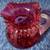 Fenton Coindot Cranberry Pitcher 2 thumbnail