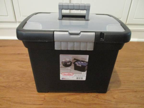 Sterilite & Eldon Spacemaker Letter-Size File Boxes 1