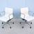 Herman Miller Eames Aluminum Group Management Chair in White Leather 11 thumbnail