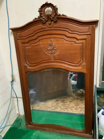 Antique Mirror (Oak) - Mansion Size! 1