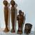 (4) VINTAGE WOOD STATUES - 2 VIRGIN MARY AND 2 FOLK ART MALE FIGURES 1 thumbnail