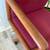 Scandinavian Mid Century Teak Red Upholstered Office Chair 7 thumbnail