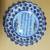 Hand Painted Blue Pottery Wall Plate from Portugal 2 thumbnail