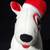 Vintage Bullseye Target Christmas Holiday Dog Plush Toy, 2006 3 thumbnail