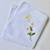 NEW Antique Hand-Embroidered Daisy Heirloom Cotton Handkerchief 5 thumbnail