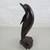 Vintage Ironwood Wood Carving - Dolphin/Porpoise Sculpture 13" Tall 5 thumbnail