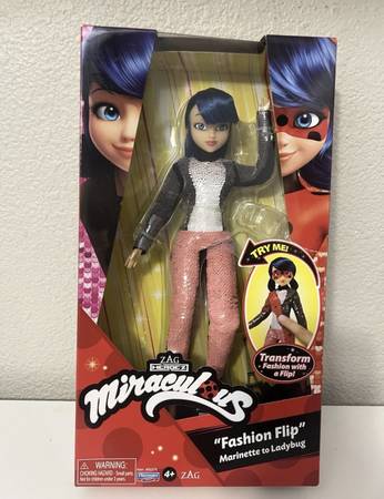 Miraculous Fashion Flip: Marinette to Ladybug Doll NEW 1