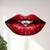 Chic Clock Red Lips Silent Quartz Clock 16 Inch 7 thumbnail