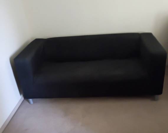 Small black couch 1