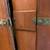 Early American Vintage Pine two part Corner Cabinet Cupboard Hutch 7 thumbnail
