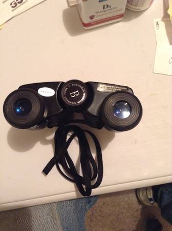 Binoculars, Bushnell, Custom Compact, 7 x 26, used, w case and strap 1