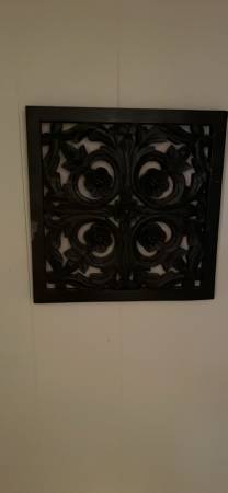 Wood carving wall art 1