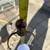 Brass and teak mid century lamp with night light  A233 12 thumbnail