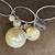 VINTAGE NRT AVON SILVER TONE FAUX PEARL NECKLACE & EARRING SET 4 thumbnail