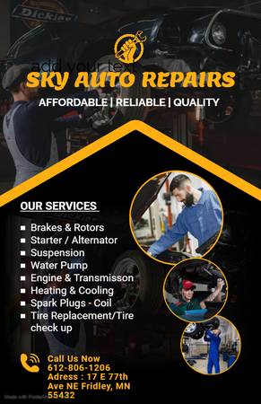Affordable Auto Repairs Without Compromise ( $70 Per labor  Hour ) 1