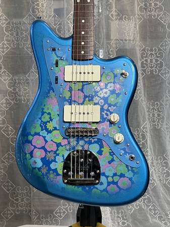 Rare Fender MIJ Blue Flower Jazzmaster Electric Guitar 1
