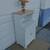 Nice White Microwave Table with 4- Shelves and 2- Doors Very Clean Like New. 6 thumbnail