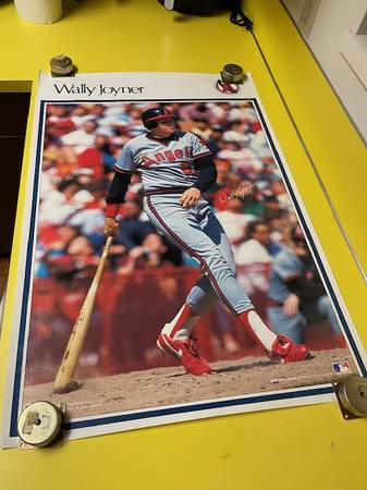 Vintage Wally Joyner Sports Illustrated Poster California Angels 1