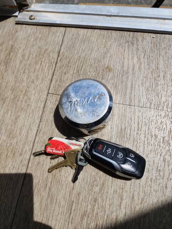 Lost Ford Key fob and Trimax lock. 1