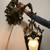 Vintage Rococco/Baroque style Brass Lantern Sconce 3 thumbnail