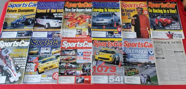 Lot of 11 Sports Car Magazine SCCA 2000 Car Racing and Fast Track News - $20 (Tacoma)63471364390273120