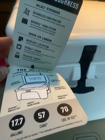 New Yeti Tundra 75 Hard Cooler - $350 (Dawsonville)63470456541825121