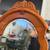 Vintage Solid Wood Wall Mirror with Storage 4 thumbnail