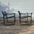 1970s ChairWorks Bauhaus Black Leather Tubular Metal Arm Chairs, Pair 13 thumbnail