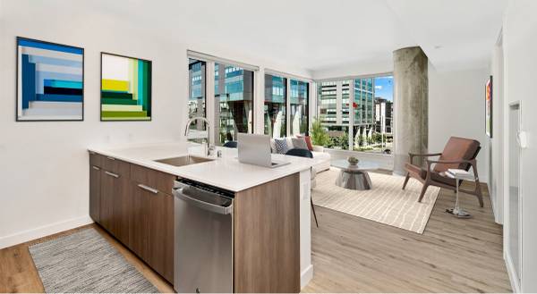 $3,301 / 1br - 681ft2 - Bike Storage, Quartz Counter Tops, Fitness Center & Yoga Studio (South Lake Union)63934419811714122
